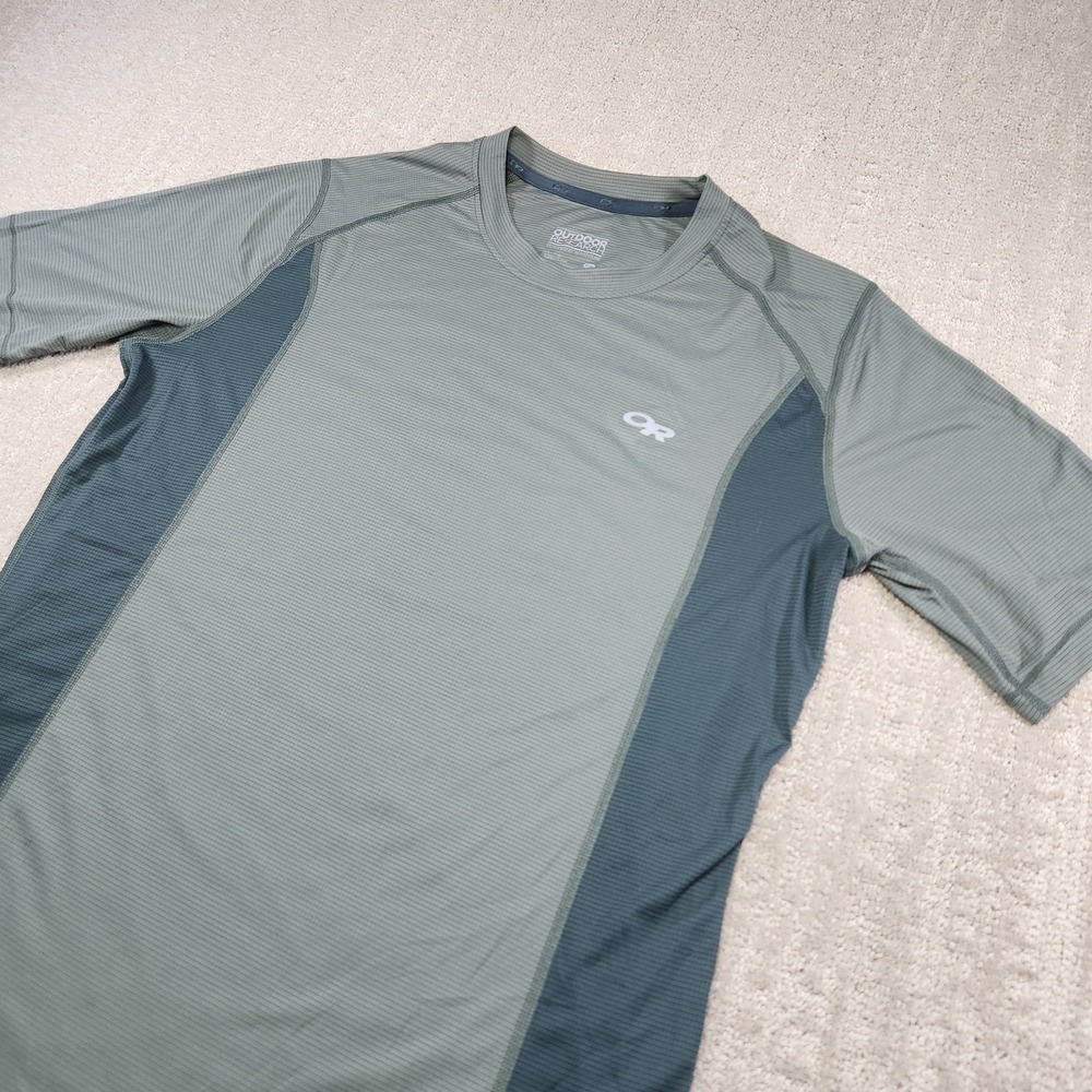 Outdoor Research Shirt Men Medium Echo Tee Hiking Lightweight Quick Dry Outdoor
